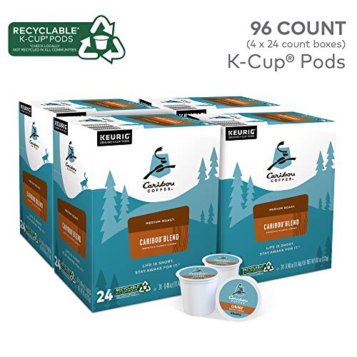 Caribou Coffee Caribou Blend, SingleServe Keurig KCup Pods, Medium