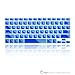 TOP CASE - Two-Tone Series Silicone Keyboard Cover Skin Compatible with MacBook 13