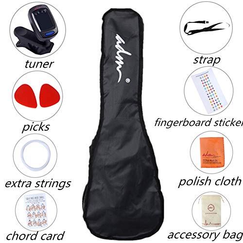 2 ADM+Beginner+Ukulele+Soprano+Fingerboard