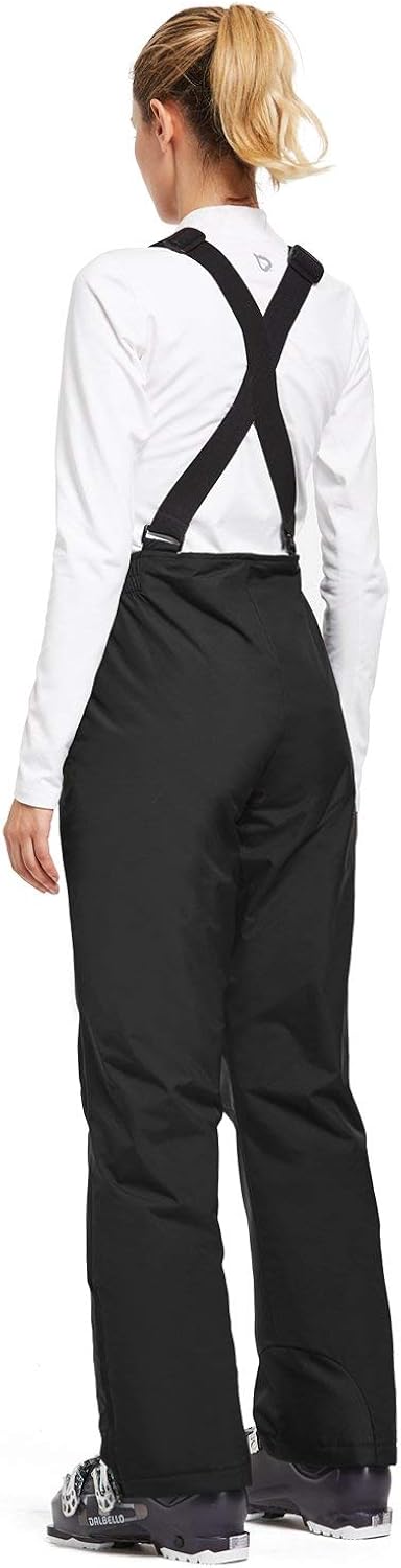 BALEAF Women's Insulated Waterproof Ski Bib Overalls Snow Windproof Snowboarding Pant: Clothing