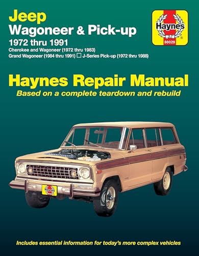 Amazon.com: JEEP CHEROKEE, WAGONEER & COMANCHE REPAIR SHOP