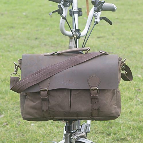 New BROMPTON Exclusive Handcrafted Messenger Bag in OLIVE BROWN for S/M/H/P Handlebars Brompton Luggage