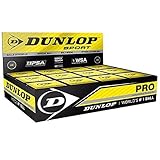 Dunlop Pro Double Dot Squash Ball (12 pk)