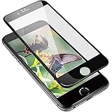VRURC Black iPhone 6/6s Curved Screen Protector, Strong Durable 3D Tempered Glass Screen Protector for iPhone 6/6s [Bubble Free]