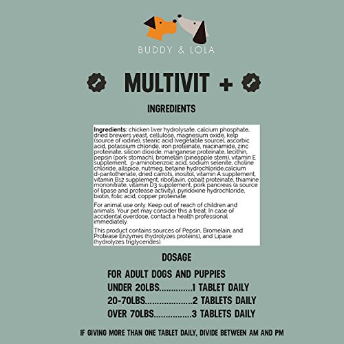 Best Senior Dog Vitamins Supplement 1 Multivitamin for Nutrients
