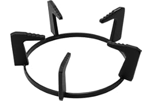 OSALADI Wok Stand Wok Support Ring Cast Iron Gas Stove Rack with Five- foot for Home Kitchen Gas Stove Cooktop Accessories (Black) Burner Covers