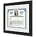 Americanflat 11x14 Black Picture Frame - Made for Photos Sized 8x12 Inch with Mat and 11x14 Inch Without Mat - Perfect for Documents, Certificates, Stock and Bond Certificates