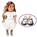 5 Pairs Shoes American Girl Doll Accessories - 18 inch Doll Clothes Accessories Set Fits American Girl, Our Generation, Journey Girls by by WEARDOLL