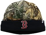MLB Boston Red Sox '47 Foxden Camo Cuff Beanie Knit Hat, One Size Fits Most, Realtree Camouflage