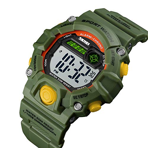 3 Waterproof+Electronic+Chronograph+Military+Stopwatch