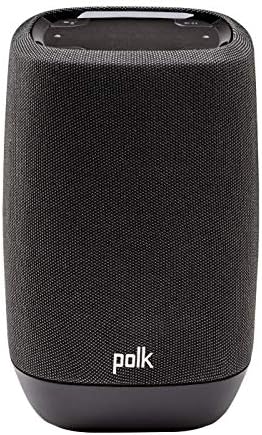 Polk Assist Smart Speaker with Google Assistant Built-In - Midnight Black
