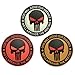SpaceAuto 3D PVC Rubber God Will Judge Our Enemies We'll Arrange the Meetings Punisher Tactical Morale Badge Emblem Patch Sized 3.15