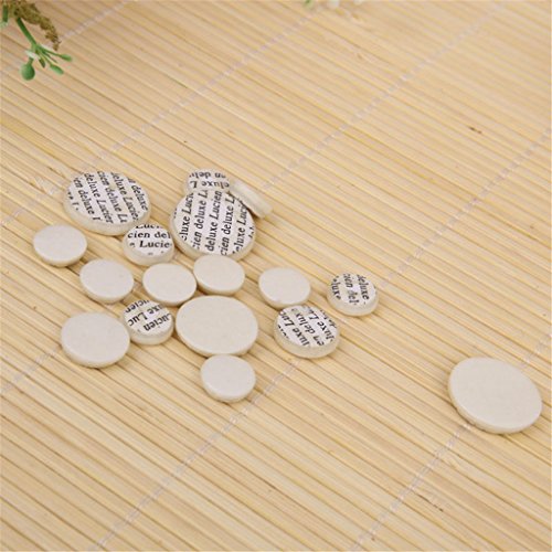 ULKEME 17Pcs bB Clarinet Key Pads Musical Woodwind Wind Music Replacement Faux Leather
