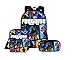 School bags Knowooh Fortnite games pattern school backpack for girls orthopedic Schoolbag backpacks for kids (Colorful)