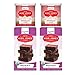 Miss Jones Baking Organic Fudge Brownie Mix with Holiday Peppermint Frosting, Non-GMO, Vegan-Friendly: Rich Cocoa, Peppermint Crunch Pieces (Pack of 4)