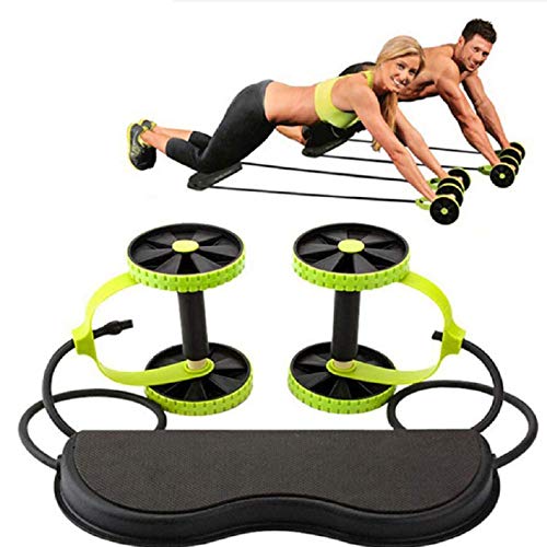 Abdominal-Trainers-Double-Ab-Roller-Wheel-Fitness-Abdominal-Abs-Roller-Ab-Rollers-Fitness-Equipment-Abdominal-Exerciser-Trainer-Puller-Roller-Slimming-Muscle-Trainer-Workout-Tool-Resistance-Band