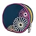 Travelon Daisy Chain Zip Jewelry Stash, Navy, One Size