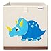 DODYMPS Foldable Animal Toy Storage Bins/Cube/Box/Chest/Organizer for Kids & Nursery, 13 inch (Cute Triceratops)