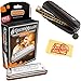 Hohner 544 Golden Melody Harmonica - Key of C Bundle with Carrying Case and Austin Bazaar Polishing Cloth