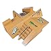 TIME4DEAL 8pcs Skate Park Kit Ramp Parts for Fingerboard Mini Finger Skateboard Fingerboards Ultimate Parks