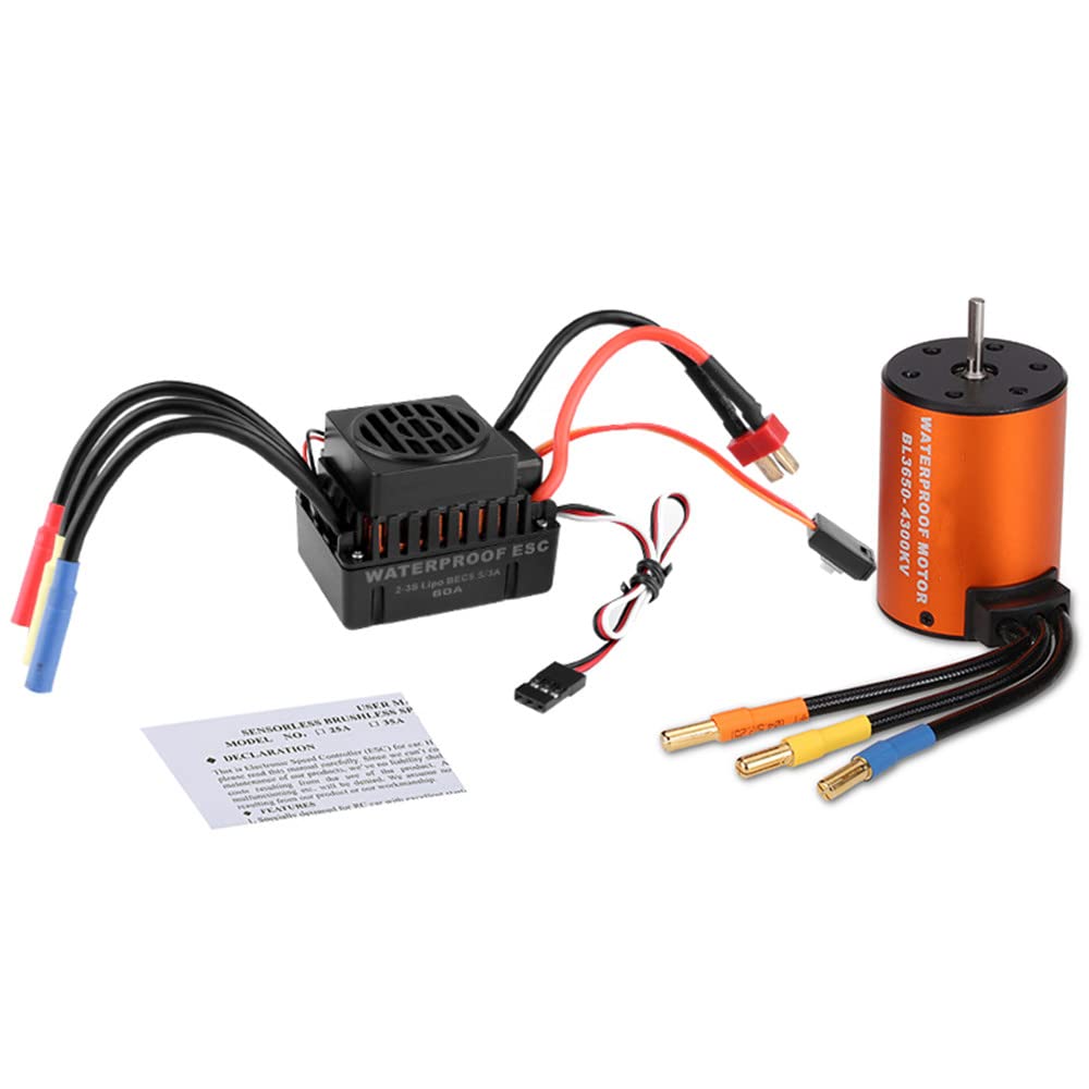 Waterproof 3650 4300KV Brushless Motor Upgrade with