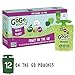 GoGo squeeZ Fruit on the Go, Apple Berry, 3.2 oz (Pack of 12), Unsweetened Fruit Snacks for Kids, Gluten Free, Nut Free and Dairy Free, Recloseable Cap, BPA Free Pouches