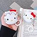 Airpods Case, Kpurple 3D Cute Cartoon Cat Airpods Cover Soft Silicone Rechargeable Headphone Cases,AirPods Case Protective Silicone Cover and Skin for Apple Airpods 1/2 Charging Case (Kitty)