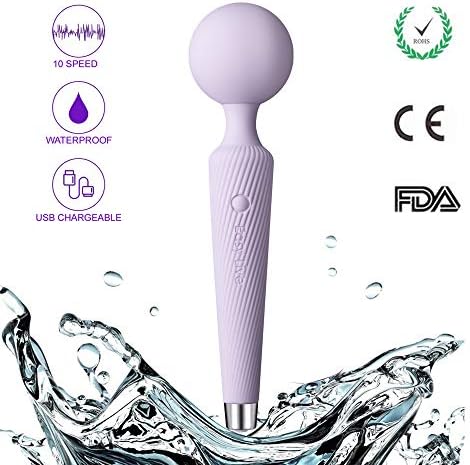Handheld Waterproof Massager Personal Massagers Electric Cordless Massager Deep Kneading Nodes to Relieve Shoulder Facial Foot Back Neck