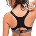 BRAUFACTUM Women's Wirefree Lightly Lined Racerback High Impact Full Figure Support Sports Bra