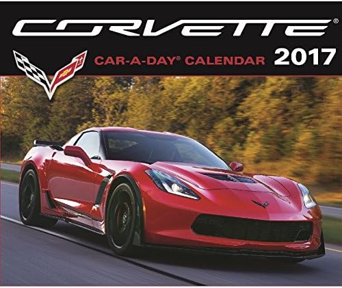 2017 CORVETTE Car-A-Day Daily Box / Desk Calendar with BONUS Corvette TOY CAR