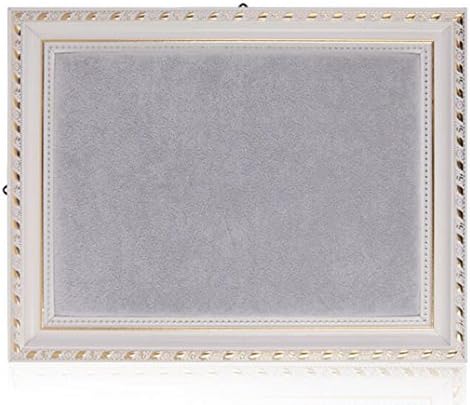 LFHT Jewelry Frame Velvet Earrings Display Stand Holder Necklace Shelf Show Case Organizer Tray (Grey)