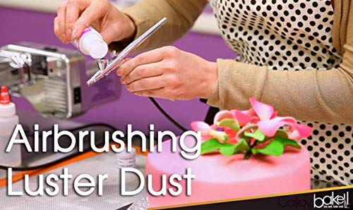 image for Rosé Wine Red Edible Luster Dust, 4g Jar | Bakell Food Grade Decorati