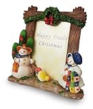 Happy Trails Christmas Snowmen Picture Frame