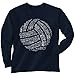 Premium Volleyball T-Shirt Long Sleeve | Volleyball Words | Youth to Adult Sizes | Multiple Colors