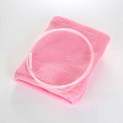 FaSoLa Bathroom Warmer Thicker Washable Cloth Toilet Seat Cover Pad (Pink)