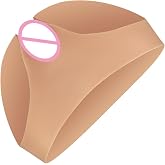 gskinart Silicone Fake Vagina Pants Short Triangle Hiding Gaff Underwear for Crossdresser Transgender Drag Queen
