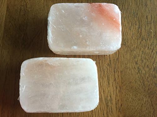Two Himalayan Salt "Soap" Bars, Natural Deodorant, Exfolient, Antibacterial