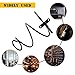 Hin Plus Wall Wine Rack - Wine Wall Decor Art - (Black, Set of 3)