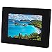 KWANWA 5inch Photo Frame with 15s Better Quality Voice Message Recording Funtion, Black