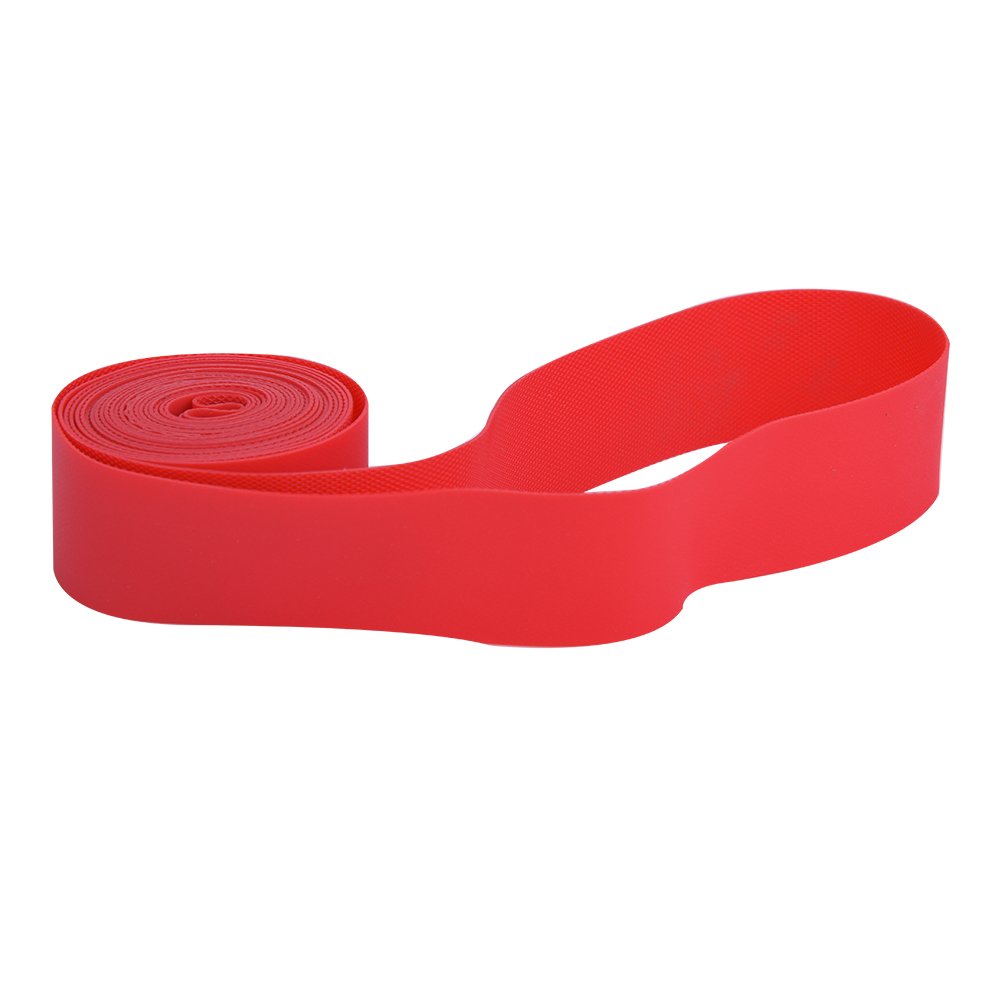 Bicycle Rim Tape, Puncture Prevention Tape Bicycle Wheel Tape Bicycle Inner Tube Tyre Pad(Red)(24 inches) Bicycle and Spare Parts Ride