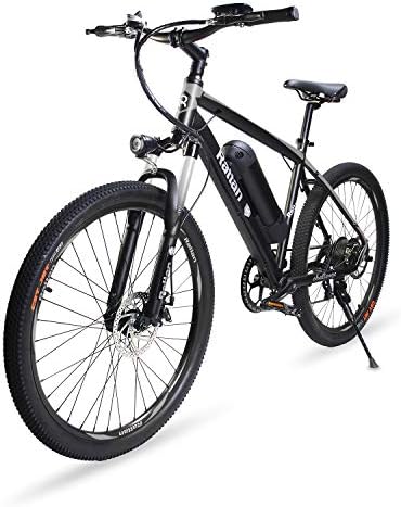 Rattan 26 inch Aluminum Electric Mountain Bike Shimano 7 Speed E-Bike 36V 10.4Ah Lithium Battery 350W Electric Bicycle 26 inch Adult Assisted E-Bike