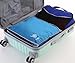 Travel Organizer Set for Luggage & Suitcase - Packing Cubes, Toiletry, Shoe Bags (Blue)