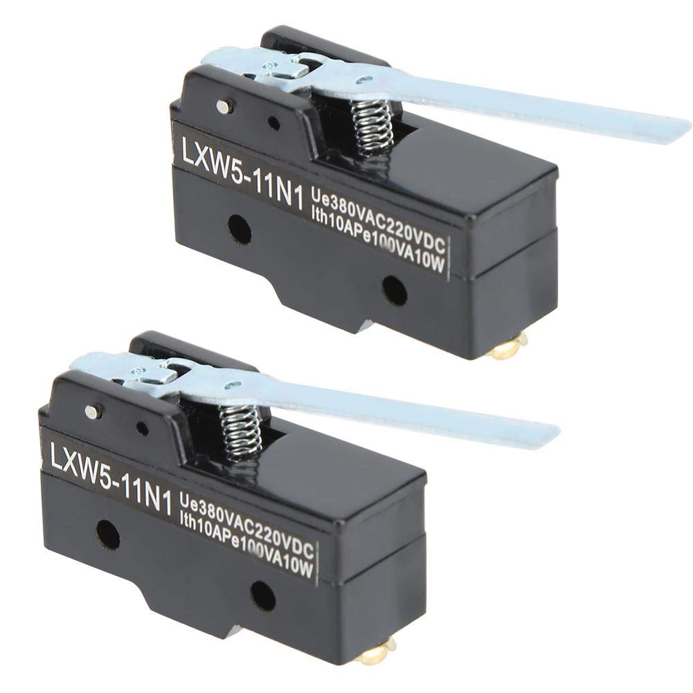 Incubator Limit Switch 2Pcs Incubator Control System Limit Switch Replacement Farm Hatching Equipment 220V (3 x 1.4 in)