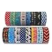 Premium Washi Masking Tape Collection (SET OF 16) by Kimono Tape - Vibrant Decorative Japanese Paper Tapes - Special Edition II