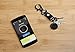 Pebblebee Key Finder Phone Finder Bluetooth Tracker with Replaceable Battery, 200 Feet Range, Amazon Alexa Integrated Skill, Stainless Steel, LED Light, Key Ring Included, Black