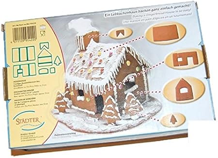 Dolci Natalizi Zenzero.Set Casetta Pan Di Zenzero Gingerbread 3d Stadter Natale Dolci Natalizi Amazon It Casa E Cucina