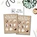 Hadley Designs Hilarious Baby Shower Games Set – 25 Double-Sided Cards for 25 Guests, Beer Belly or Baby Bump Game, Gender Neutral and Fun for Boys & Girls (Rustic)