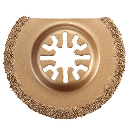 Drillpro 6 Pcs carbide oscillating multi tool saw blades for Tile grout