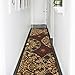 Ottomanson Ottohome Collection Contemporary Damask Design Rubberbacking Runner Rug, 1'10