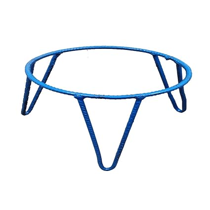 Abee Iron Matka Ring Pot Stand Plant Pot Holder Container Stand (0.6 Feet)